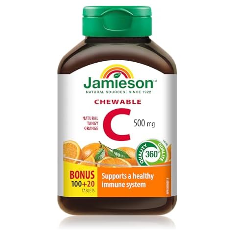 Jamieson Vitamine C 500mg Orange Cover