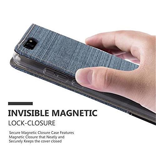 Cadorabo Custodia Libro per Huawei P10 in AZZURRO