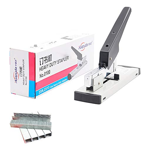 Heavy Duty Stapler with 1000 Staples, 100 Sheet High Capacity, Office Stapler, Desk Stapler, Big Stapler, Paper Stapler, Commercial Stapler, Large Stapler, Industrial Stapler