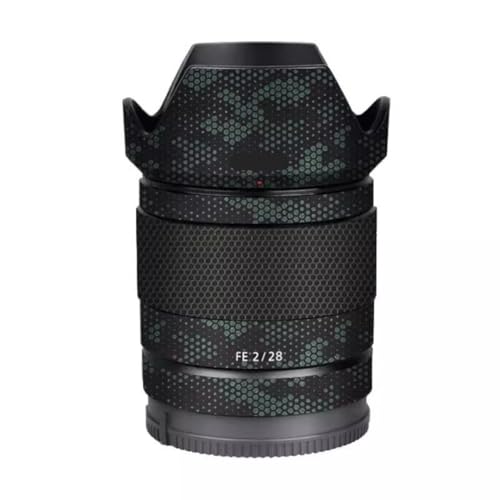 Autocollant vinyle pour objectif Sony FE 28mm F2 film de protection vert mamba