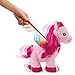 Mattel Barbie A Touch of Magic Stuffed Animals, Walk & Flutter Pegasus Plush Toy, 11-inch Walking Plushie with Hair Accessories & Sound Feature