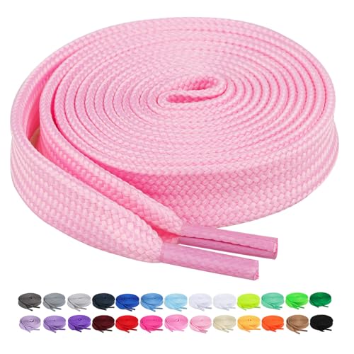 Booyckiy 2 Pairs Flat Shoe Laces for Sneakers, 2/5