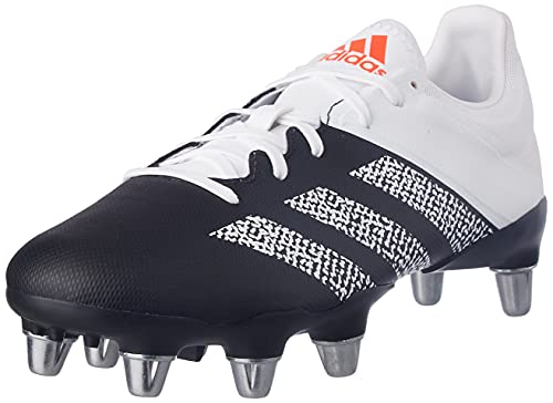 adidas Kakari Elite (SG), Chaussures de Rugby Mixte, Noir/Blanc/Rouge (Negbás Ftwbla Rojsol), 50 EU