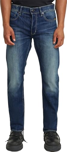G-STAR Raw - Mens Mosa Straight Jeans, Color Worn in Sand Dunes, Size: 40W x 36L