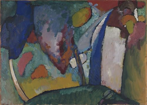 Tableau Toile Wassily Kandinsky la cascade affiche d'art déco 60x90cm
