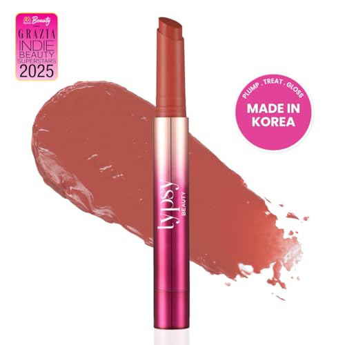 Image of Typsy Beauty Glossified Lip Plumer- Bubble Tea | 3-in-1 | Hydrating & Nourishing Lip Balm | Instant Fullness with Lip Plumper | High Shine Lip Gloss | Formulated In Korea | 2.6gm