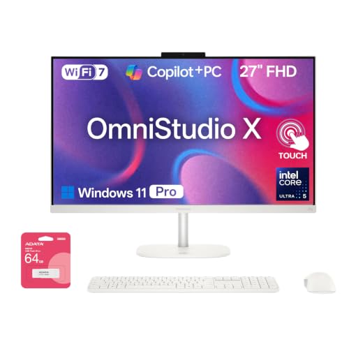 HP OmniStudio X 27" Touchscreen All-in-One Desktop, Intel Core Ultra 5 325 - image 1