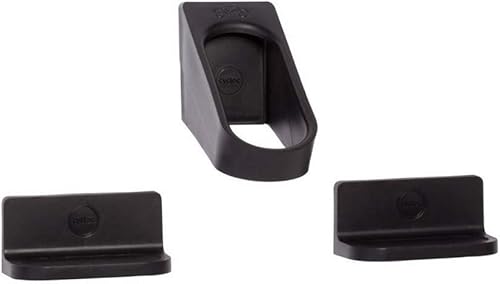 cycloc Hero - Estante de almacenamiento de bicicleta de montaje en pared, pedal horizontal para pedales de plataforma, color negro