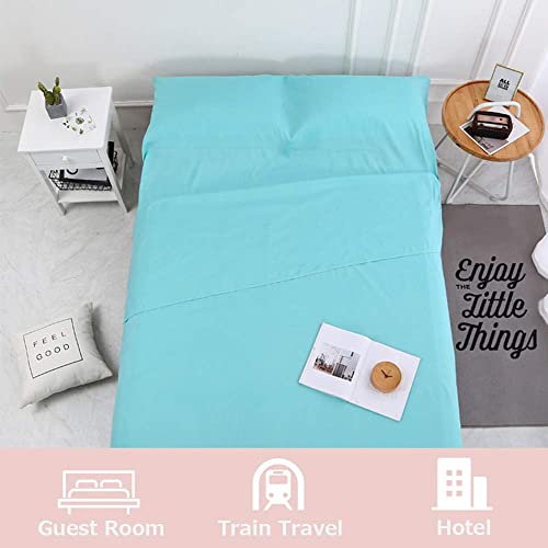 V Vilisun Sleeping Bag Liner, Lightweight Portable, Soft Travel And Camping Sheet, With Compact And Carry Bag, For Travel, Hotel #TOP4