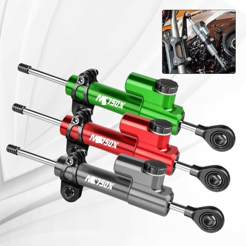 Stabilisateur de direction haut de gamme en aluminium CNC anodisé pour moto NC750X - 2