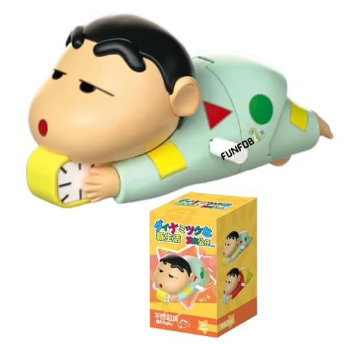 Image of FUNFOB Shinchan Moving Toy | Shin chan Action Figure Collectible Length-10cm PVC Multicolour | Shinch-an - Moving White