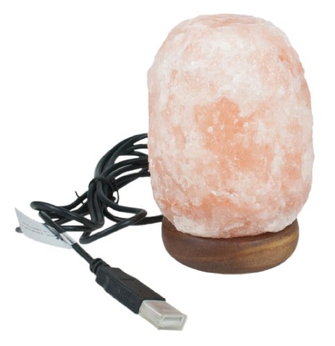 Lámpara de sal del Himalaya USB Rosa multicolor - Magic Salt® Lighting for Your Soul