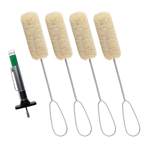 KPFILEH 4PCS Tire Lubricant Brush Applicator Swab Set with Tread