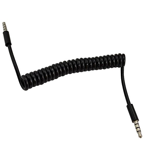 Cable auxiliar SinLoon Jack 3.5mm macho a macho 1 m negro miniatura 3