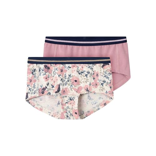 NAME IT Mädchen Nkfhipster 2p Nostalgia Flower Noos, Nostalgia Rose, 158-164