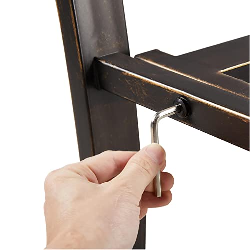 Yaheetech Patio Garden Bench For Outdoor, Patio Porch Outdoor Bench Iron Metal Frame Bench Chair For Park, Deck, Entryway, Backyard #TOP7