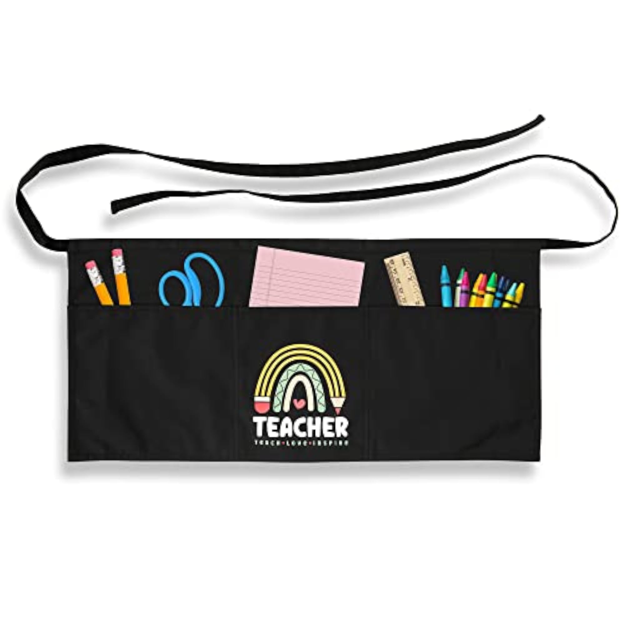Teacher Apron with 3 Pockets, Gift for Educators