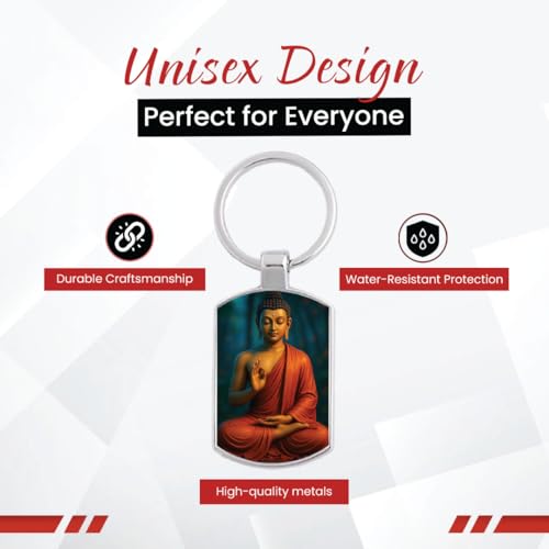 Image of Premium Printed Metal Keychain for Men & Women | High-Definition Artwork Print | Durable Key Ring for Car, Bike, Home & Office Keys | Stylish Decorative Key Holder Gift