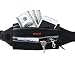 Running belt for iPhone 6 Plus - Fanny pack to bring your large smartphone with case like OtterBox Defender at your waist Govivo (Black)