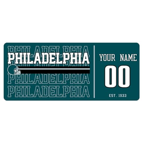 Image of ANTKING Philadelphia Mouse Pad Custom Name and Number Desk Pad for Men Women Youth Gifts