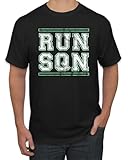 Run SQN 26, Classic Philly PA Sports Birds Football Merchandise for Fans, Phila NOLA Foot Ball Championship 2025 Finals Men's T-Shirt, Black, XX-Large