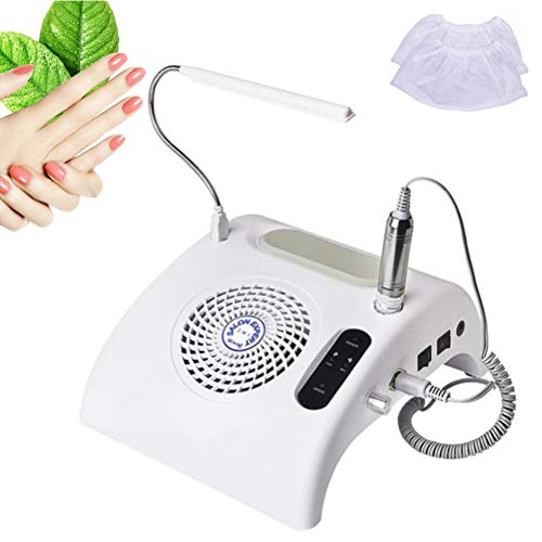 Yeah-hhi Staubabsaugung Maniküre Maschine Einzelne Ventilatoren Mit Licht Und Polieren Pen High Power Professionelle…