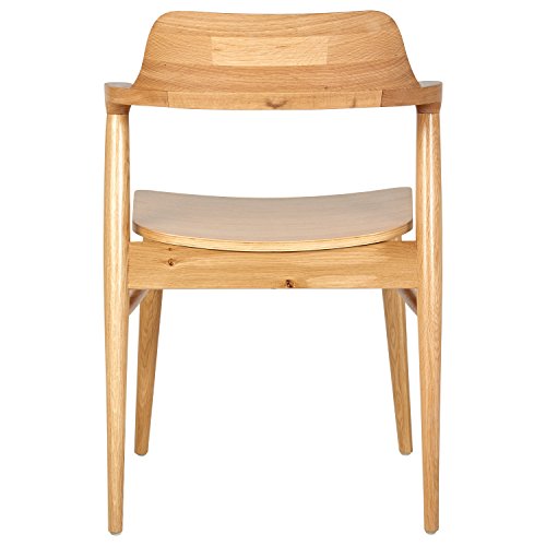 Amazon Brand – Rivet Mid-Century Modern Wood Dining Chair, 30"H, Natural - Thumbnail 5