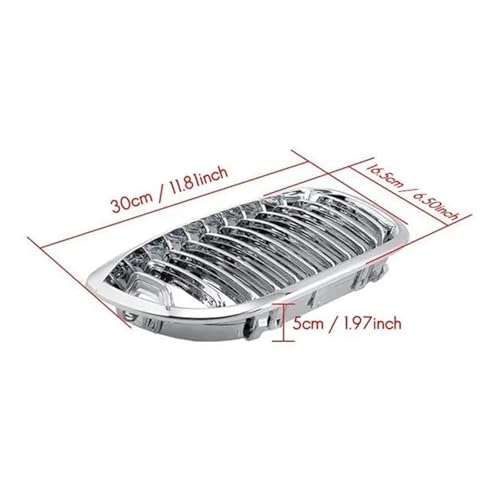 Grille d'Aération Pare-Chocs E46 Remplacement Calandre de Radiateur Fissurée 2003-2006 - 2