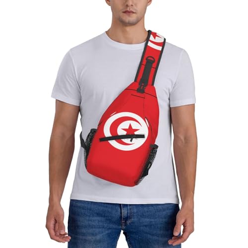 Mochila unisex con estampado de bandera de Túnez miniatura 7