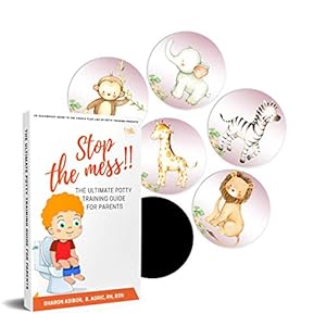 Potty Training Seat Magic Sticker | Animal toddler Potty Training Toilet Color Changing Sticker | 5 Pack Toilet targets…