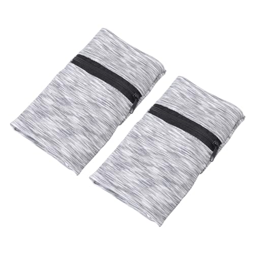 PATIKIL Wrist Pouch Light Gray
