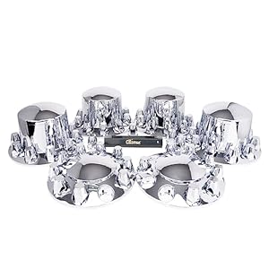 CHDT66 Chromowane Nakładki na Śruby i Nakrętki