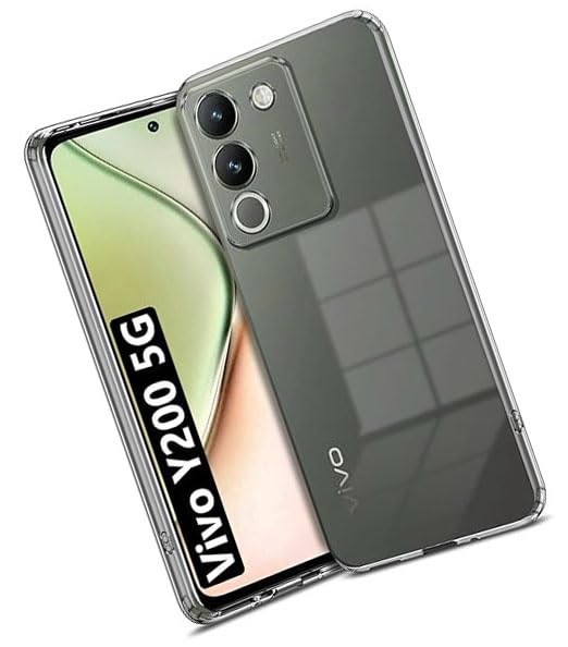 COBERTA Back Cover for Vivo Y200 5G Back Cover Case - Clear Transparent (B0CRR74HK9) Amazon Price History, Amazon Price Tracker