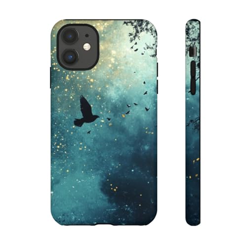 Coque iPhone 11 bleu ciel nocturne pour sublimer vos soirées et voyages