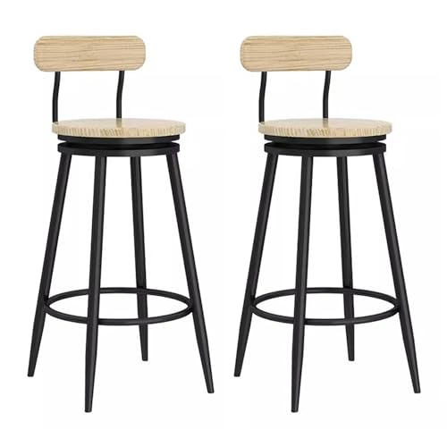 Tabourets de bar en bois LiChA rustiques et chaises de pub haut de gamme