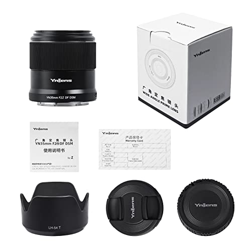 Image of YONGNUO YN35mm F2Z DF DSM for Nikon Z Mount Camera Lens | Full Frame, Auto Focus Z9 Z7II Z7 Z6II Z6 Z5 Z50 Z30 Zfc and Other Nikon Z Mount Mirrorless camera's