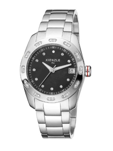 Montre femme Kienzle en acier inoxydable blanc design élégant chic