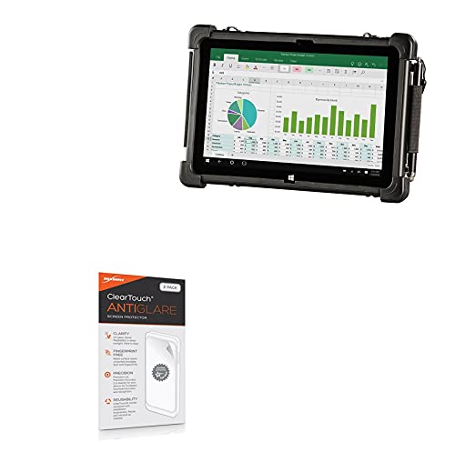 BoxWave Screen Protector Compatible with MobileDemand xTablet Flex 10 - ClearTouch Anti-Glare (2-Pack), Anti-Fingerprint Matte Film Skin