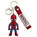 AUTOZOCO Spider Man Schlüsselanhänger aus Silikon, Superhelden-Schlüsselanhänger, Spider-Man-Schlüsselanhänger, Spider-Man-Figur, 7 cm, Silikon, kompatibel mit Marvel, rot Auto mit günstig Kaufen-AUTOZOCO Spider Man Schlüsselanhänger aus Silikon, Superhelden-Schlüsselanhänger, Spider-Man-Schlüsselanhänger, Spider-Man-Figur, 7 cm, Silikon, kompatibel mit Marvel, rot