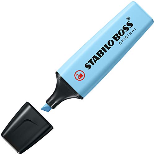 Image of STABILO BOSS Original Pastel Highlighter, Breezy Blue,5mm,70 /112
