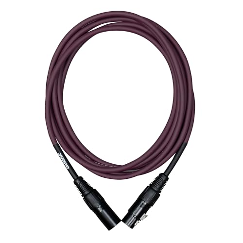 CASCHA Standard Line Microphone Cable (XLR), Purple, 6m - Image 3