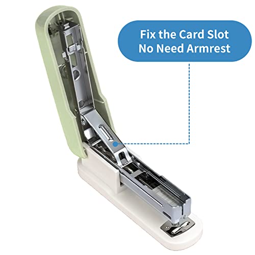 Gevanchi Mini Stapler, 20 Sheet Small Stapler Cute Stapler Staples For Desk Office School, Green Stapler #TOP4