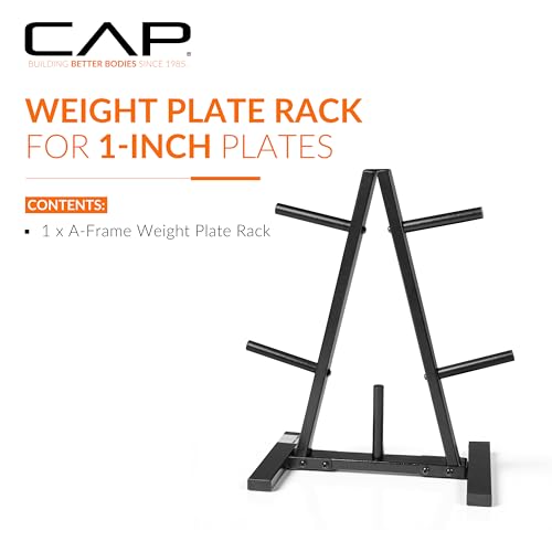 CAP Barbell Weight Plate Rack for 1-Inch Weight Plates