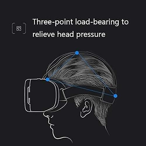 Lunettes VR avec lunettes de myopie portables intégrées blanc