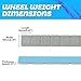 EASYBERG 0.25 oz Tire Balance Weights, 1/4 oz Adhesive Stick On Wheel Weights for Cars, Trucks, SUVs, Motorcycles, RC Cars, Big Box 720pcs Total 180OZ/Box