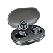 Bluetooth 5.0 Deep Bass True Wireless Earbuds Built-in Microphone, TRANYA B530 Touch Control Sports Wireless Headphones, 6-8 Hours Continuous Playtime, 64 Hours Total Playtime with Charging Case