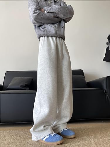 Image of dockstreet Men's /Unisex Open Bottom Drawstring Pure Cotton Stretchable Baggy Jogger Pants