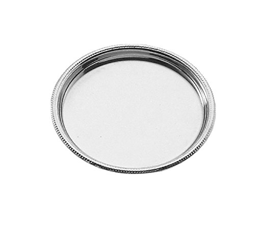 motta Metallurgica San Marco Stainless Steel 5.9 Inch Round Saucer, Set of 2