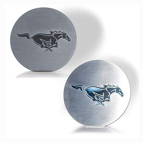 Placas Acabado para Portavasos Mustang 2015-2020 Acero miniatura 2