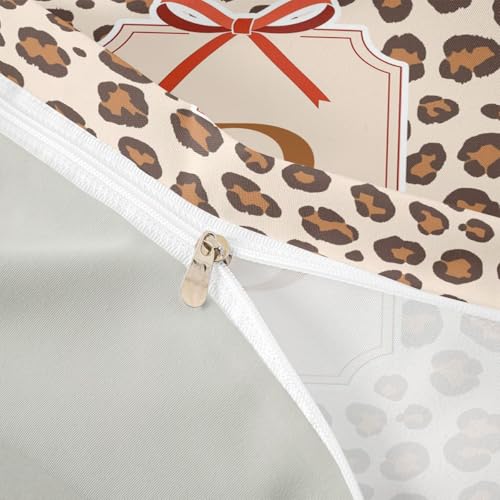 Microfibre Léopard Parure de Lit au Toucher Soyeux et Durable - 7